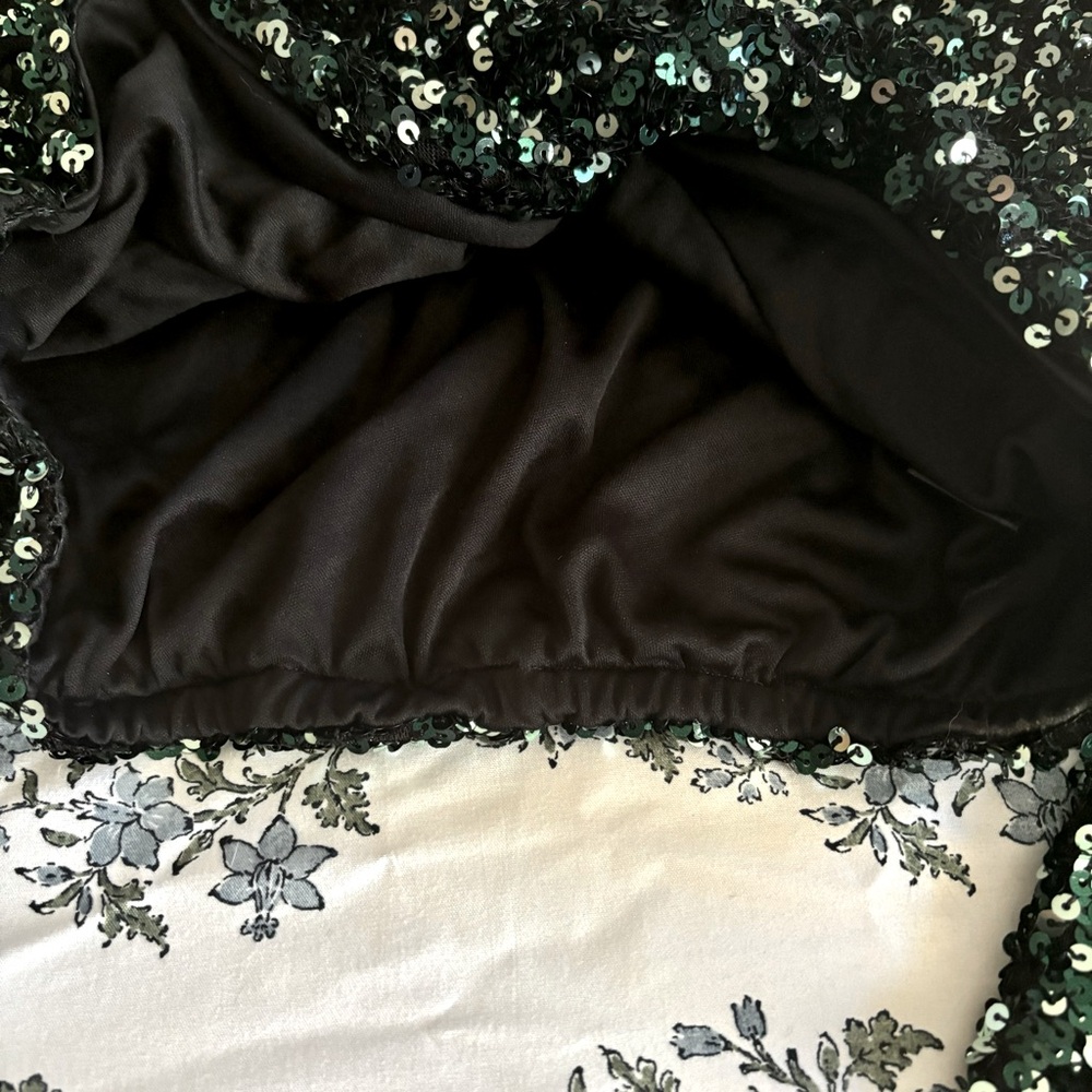 Nix Sequin Wrap Front Top - image 8